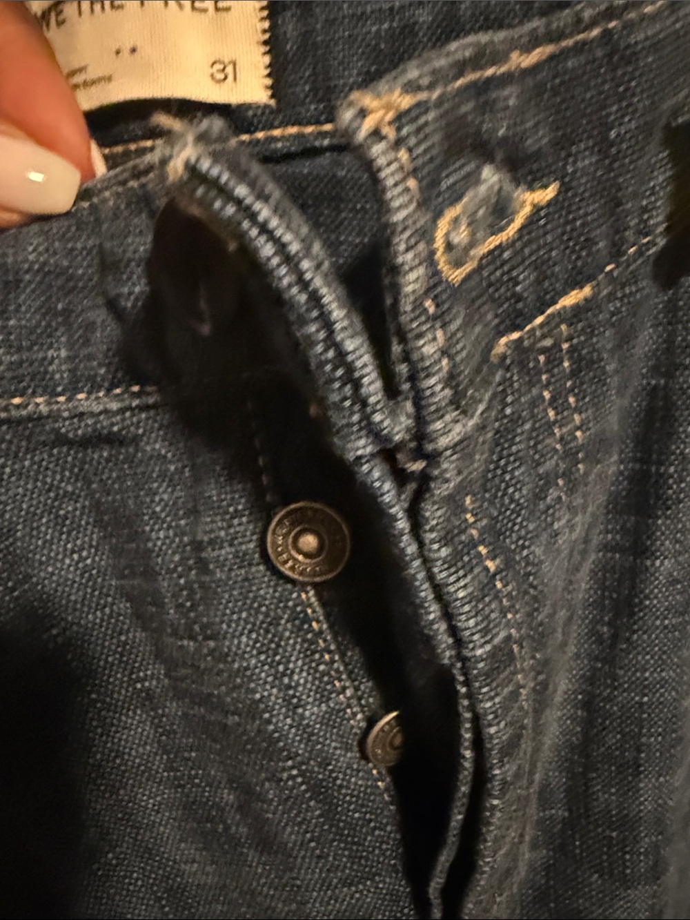 Blue Highland Low-Rise Twisted Bowed Jeans
Color: Indigo
We The Free
NWT - Picture 12 of 14